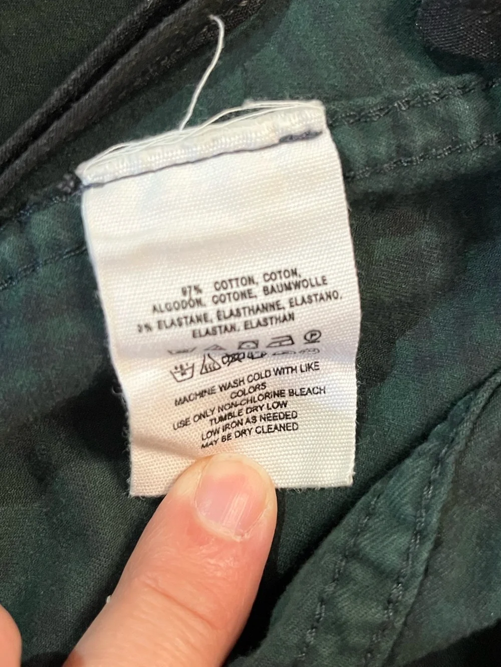 Free People Green Navy Tartan Plaid Mini Skirt, Sz 8